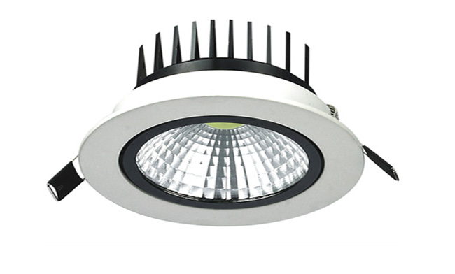 LED  9W COB 天花燈開孔115mm  黃光白光中性光