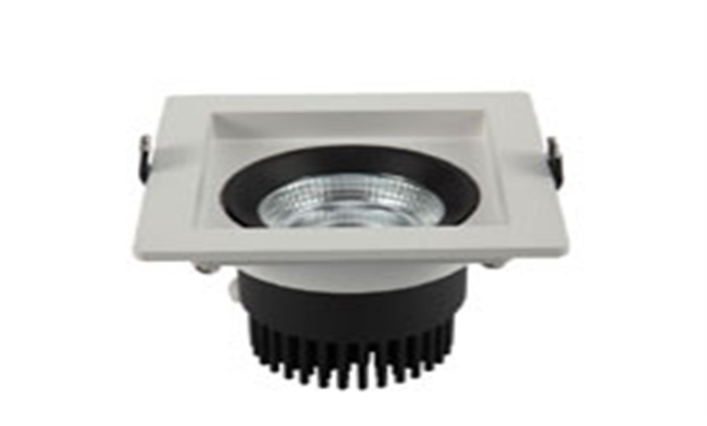 LED 9W 3寸方形深孔 COB 嵌燈 開孔95x95mm黃光白光中性光