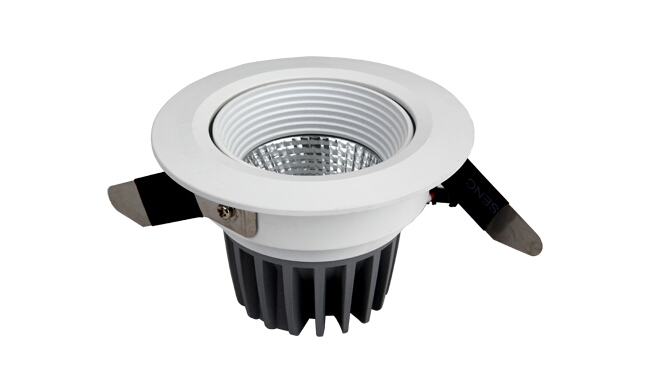 LED 7W COB 天花燈 可調角度 開孔80mm 黃光白光中性光