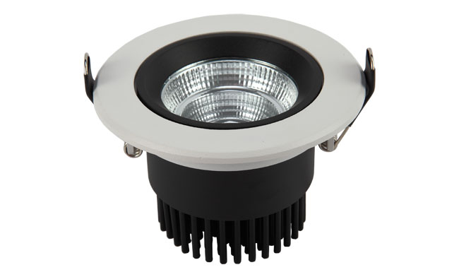 LED 3寸 9W  COB圓形嵌燈 開孔90mm黃光白光中性光
